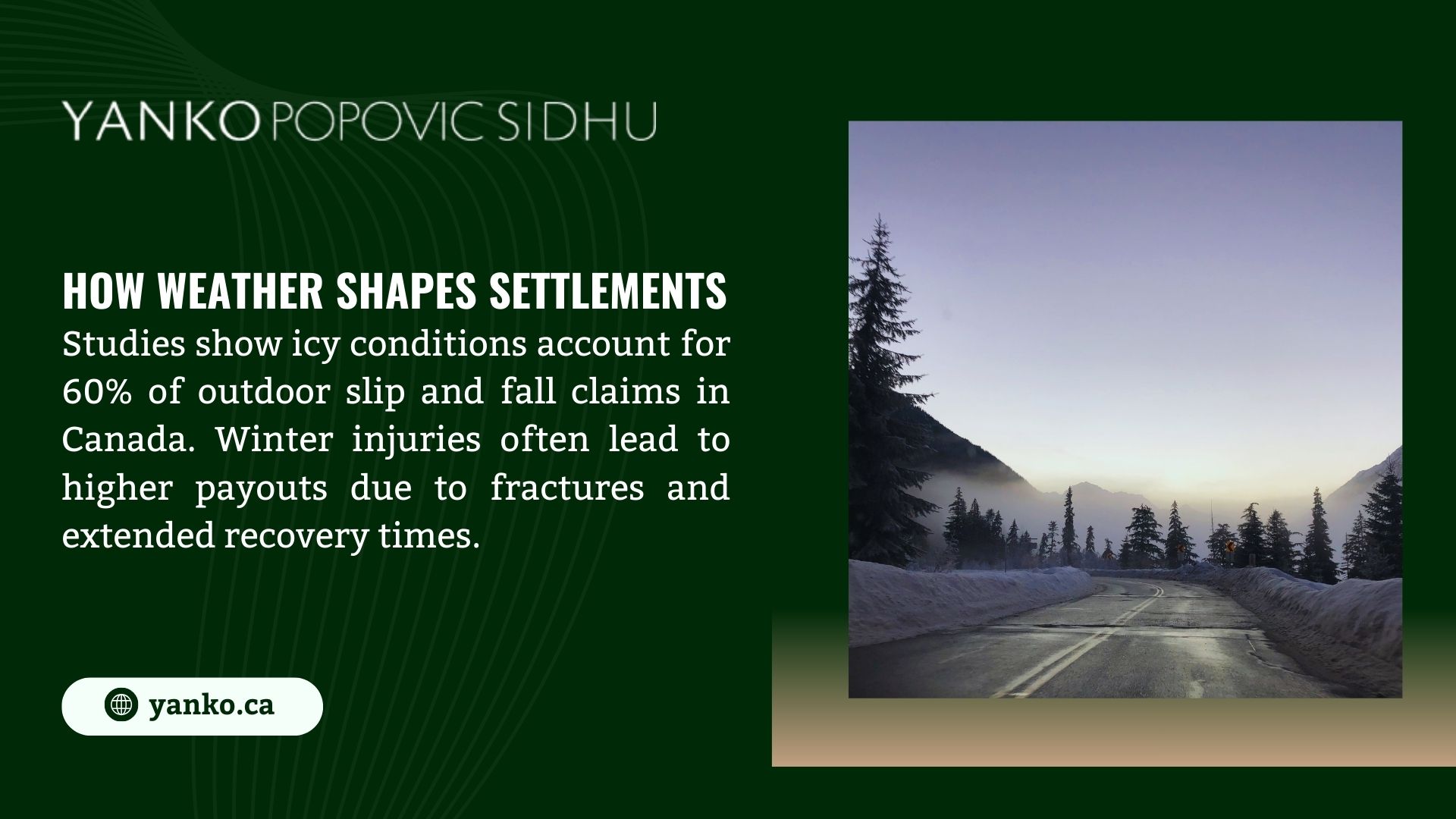 Slip and Fall Injury Settlement Amounts in Canada 2025