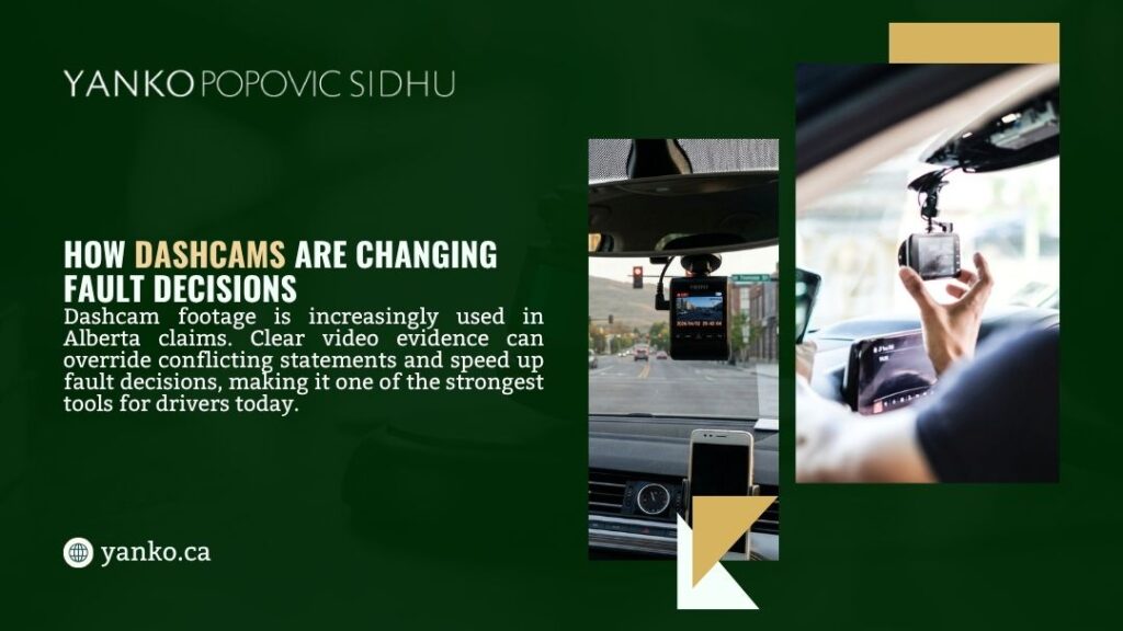 Driver installing a dashcam on a car windshield, showing how dashcams are changing fault decisions in Alberta insurance claims.